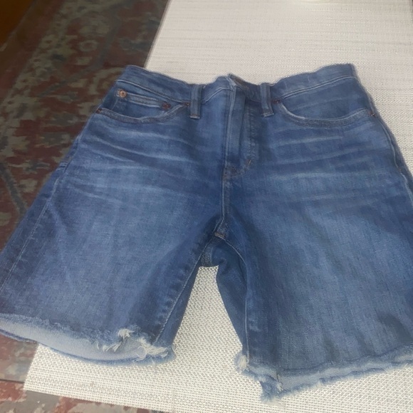 Madewell High-Rise Denim Shorts Cutoff Edition Size 26 - Picture 1 of 7